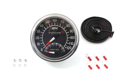 Speedometer with 2:1 Ratio and Tachometer