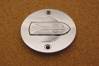 Flying Wheel Ignition System Cover Chrome