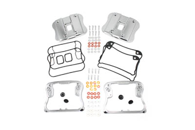 Top Rocker Box Cover and D-Ring Kit Chrome