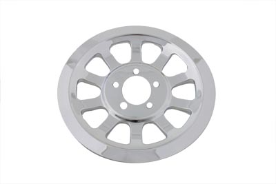 Rear Outer Pulley Cover 70 Tooth Chrome