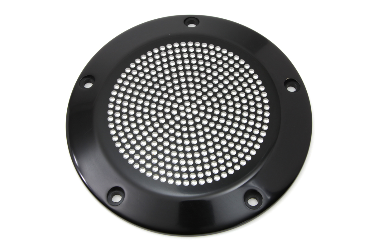 Black Perforated 5-Hole Derby Cover