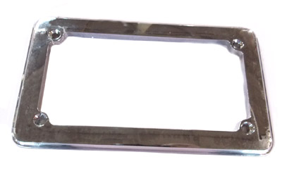 License Plate Frame Smooth Style Chrome