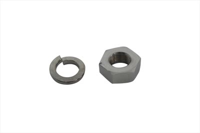 Hex Nut and Lock Washer Set Chrome