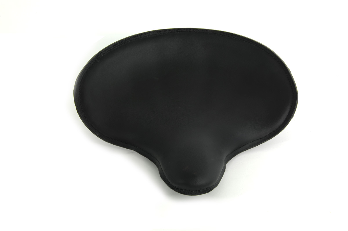 Black Leather Thin Style Solo Seat