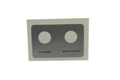OE Spotlamp Flasher Decal