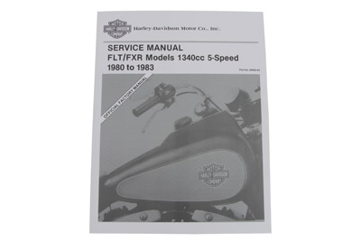 Factory Service Manual for 1980-1983 FXR and FLT