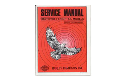 Factory Service Manual for 1985-1990 FXST-FLST